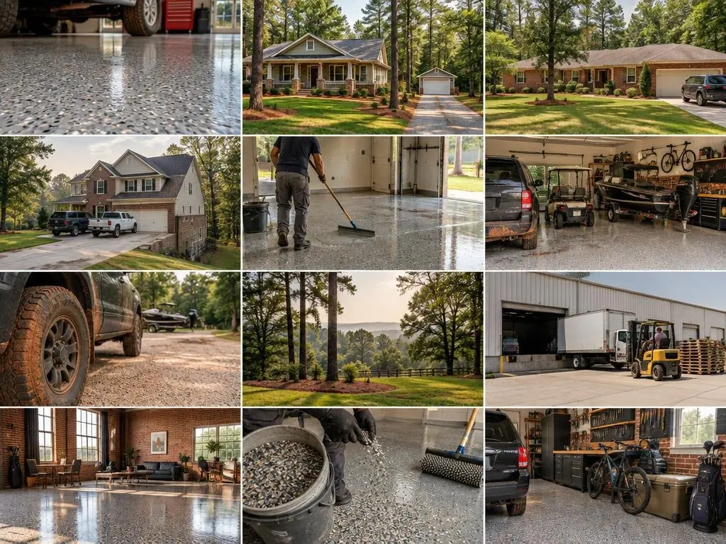 Decorative Chip Flooring in Atlanta, GA